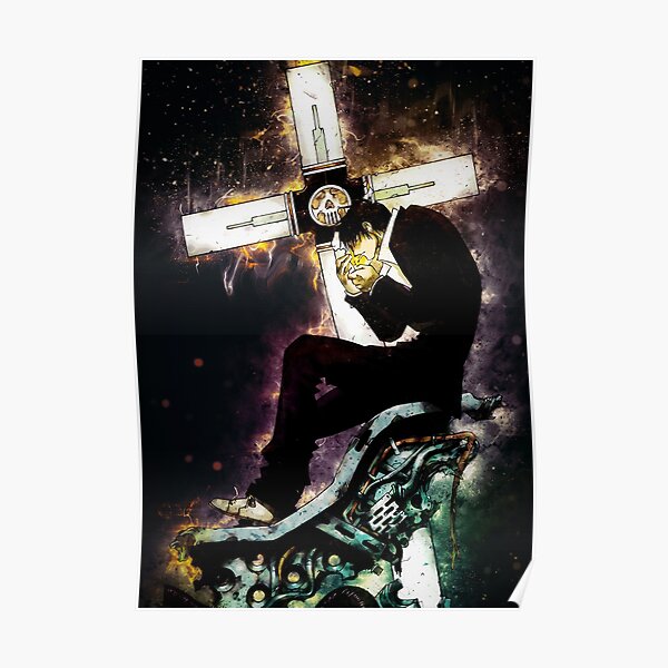 Nicholas D. Wolfwood Trigun Poster RB0712 product Offical trigun Merch