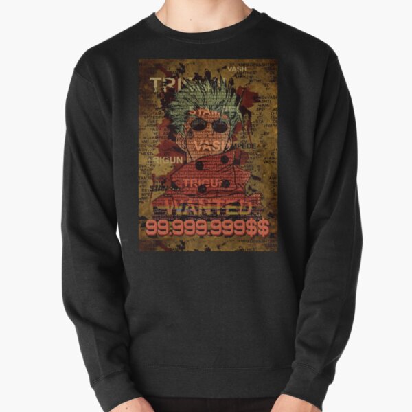 Trigun Vash The Stampede Pullover Sweatshirt RB0712 product Offical trigun Merch