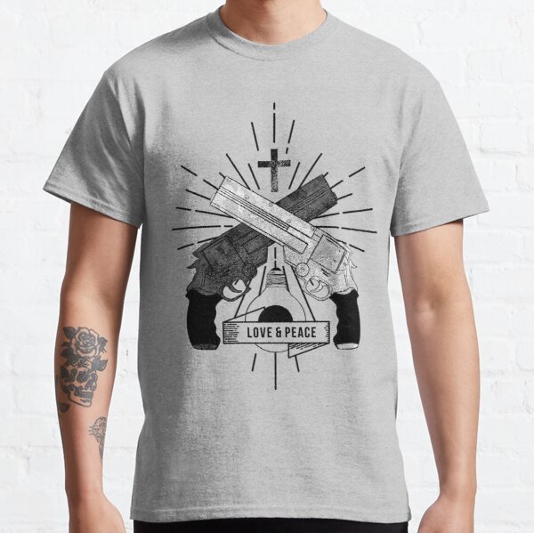 Trigun love and peace Classic T-Shirt RB0712 product Offical trigun Merch