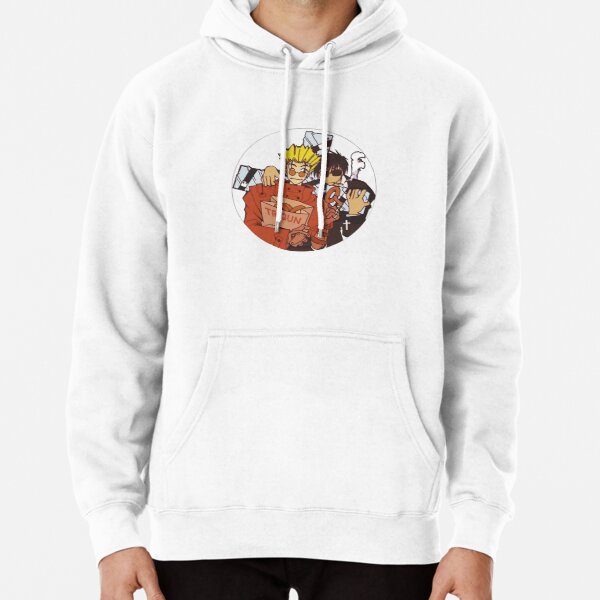 Trigun and Nightow Pullover Hoodie RB0712 product Offical trigun Merch
