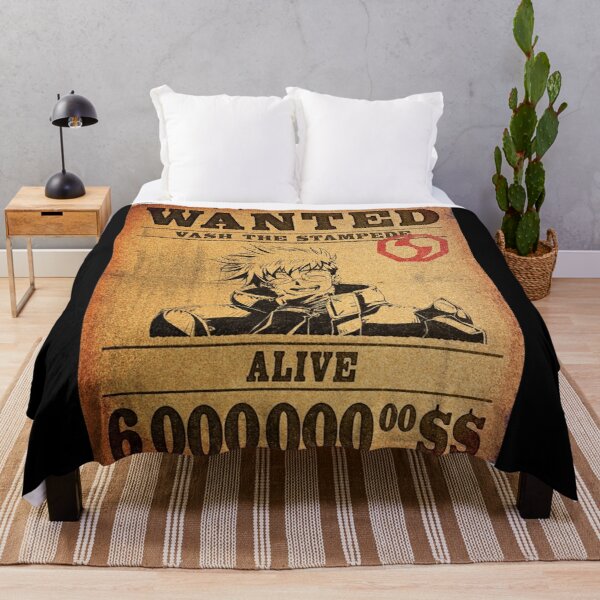 TRIGUN VASH Throw Blanket RB0712 product Offical trigun Merch