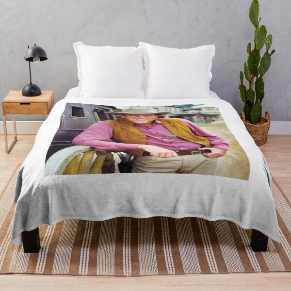 Gunsmoke Geek Anime Cowboy Trigun Movies With Famous Actors Throw Blanket RB0712 product Offical trigun Merch