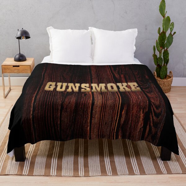 Gunsmoke cowboy trigun western Throw Blanket RB0712 product Offical trigun Merch