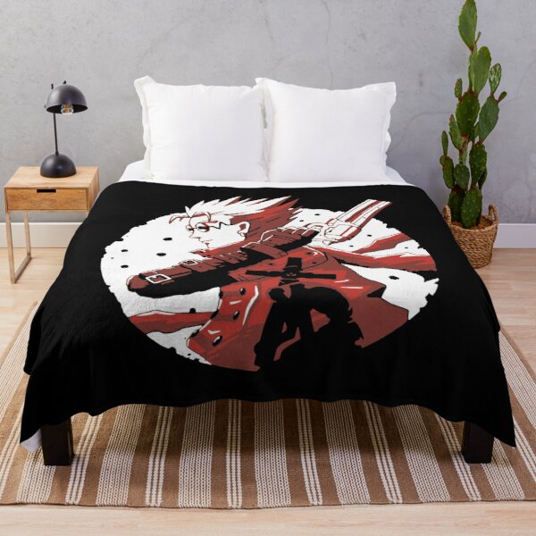 Trigun Retro Vintage Throw Blanket RB0712 product Offical trigun Merch
