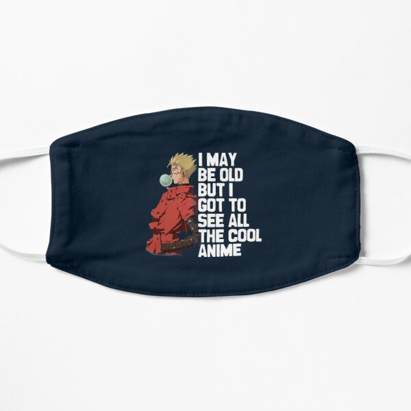I May Be Old But I Got To See All The Cool Anime - Trigun, VashTheStampede   Flat Mask RB0712 product Offical trigun Merch